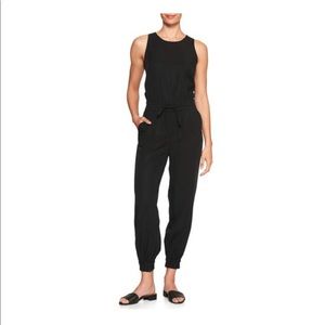 Banana Republic black sleeveless cuffed jumpsuit. NWT - Womens size 14.